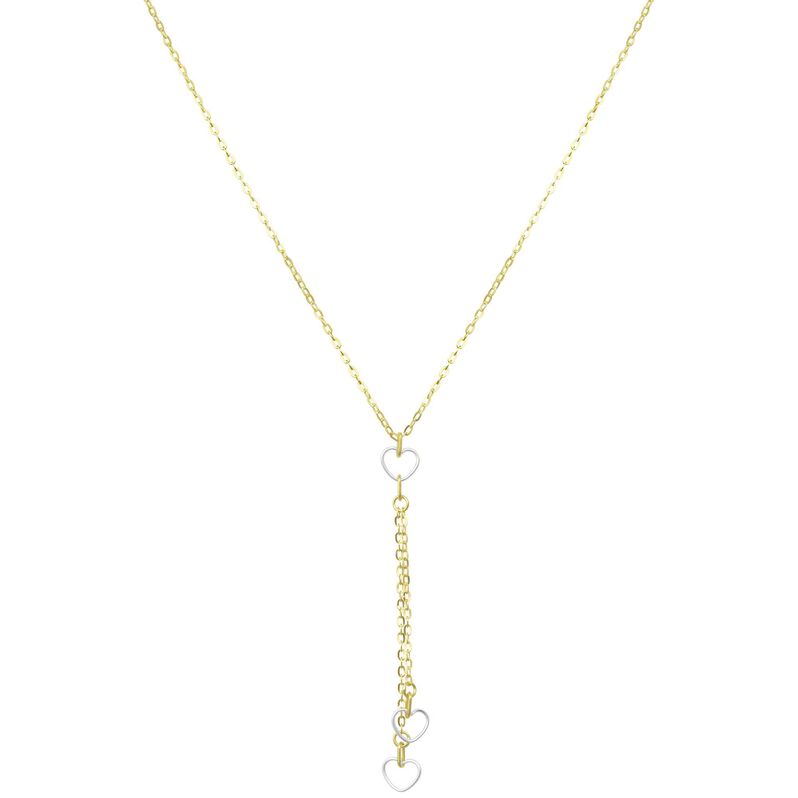 Girocollo cuori in oro bicolore - Spannringe Damen | OROVIVO