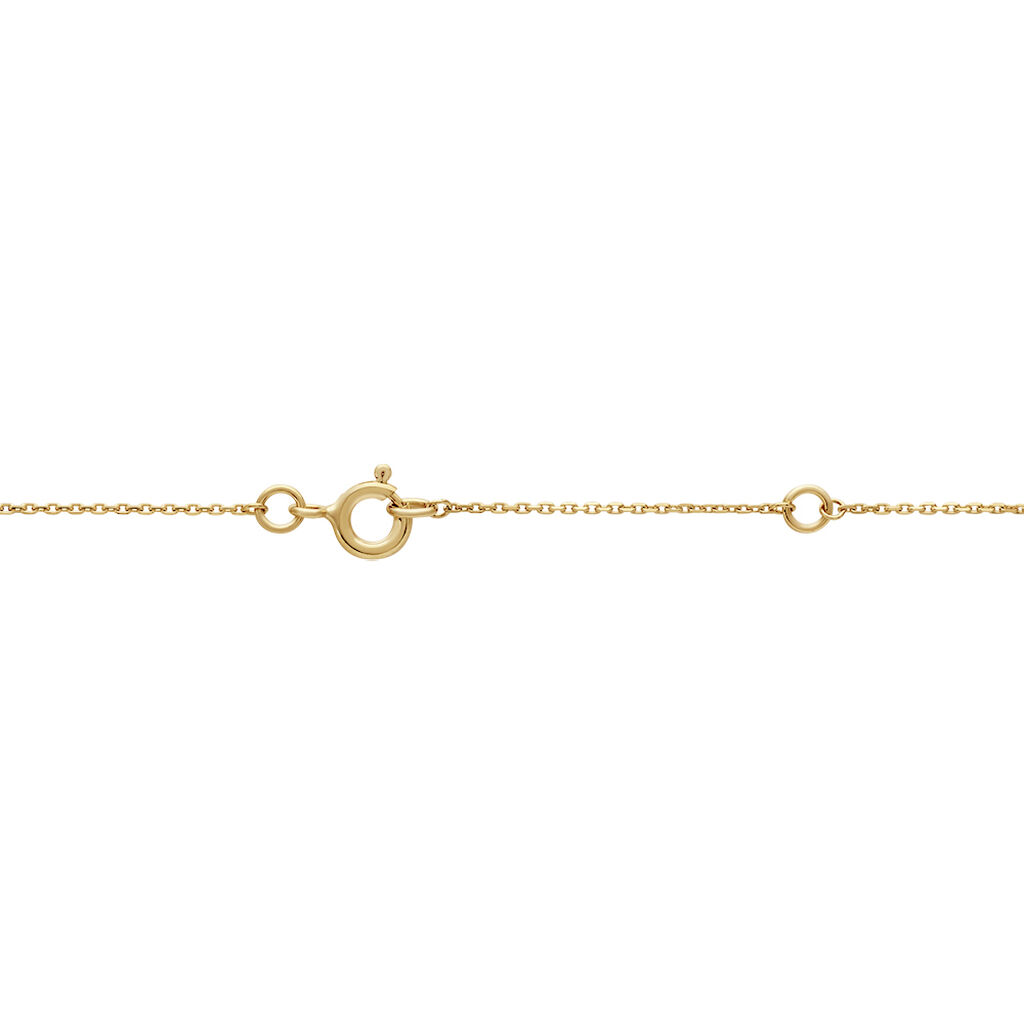 Damen Collier Gold 375 Diamant 0,05ct Perpignan - Halsketten Damen | OROVIVO
