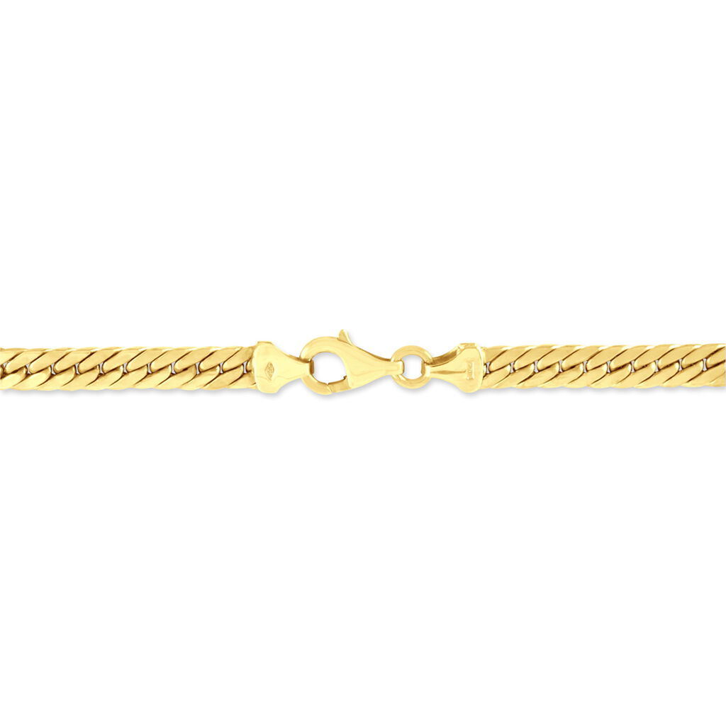 Bracelet Or Jaune Izel Maille Anglaise - Spannringe Damen | OROVIVO