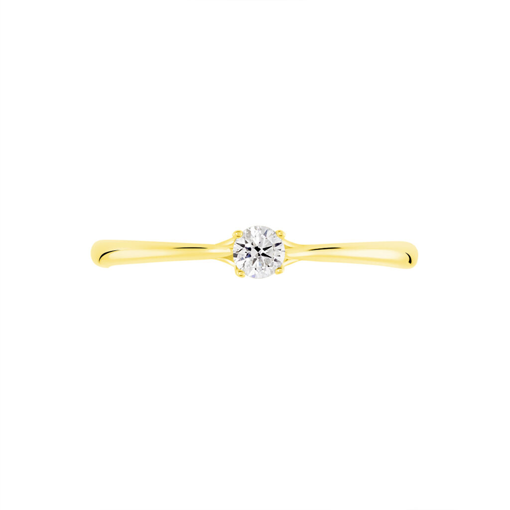 Solitaire Or Jaune  Solenia Diamant - Spannringe Damen | OROVIVO