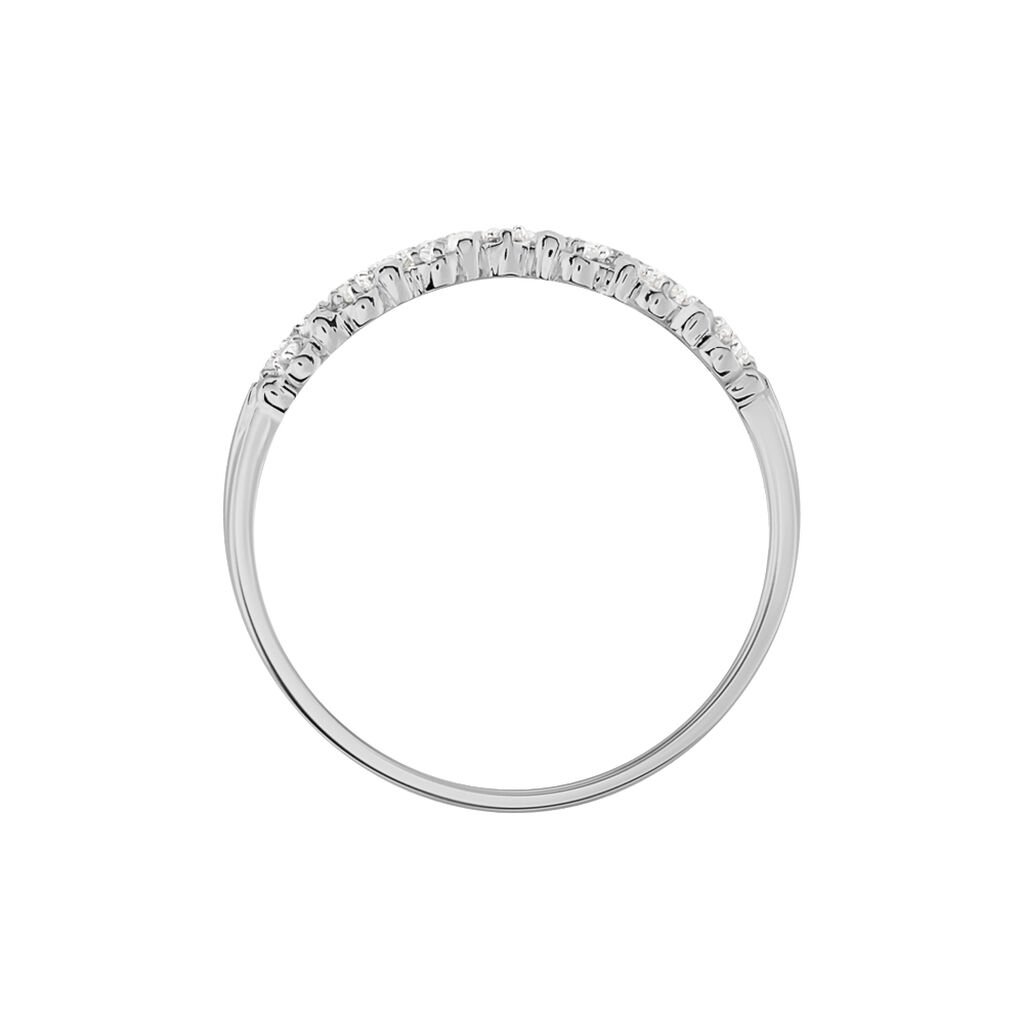 Bague Zilia Or Blanc Diamant - Spannringe Damen | OROVIVO
