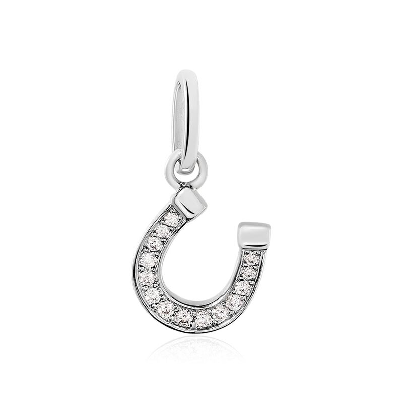 Damen Anhänger Silber 925 Zirkonia Hufeisen Emberlynn  - Schmuckanhänger Damen | OROVIVO