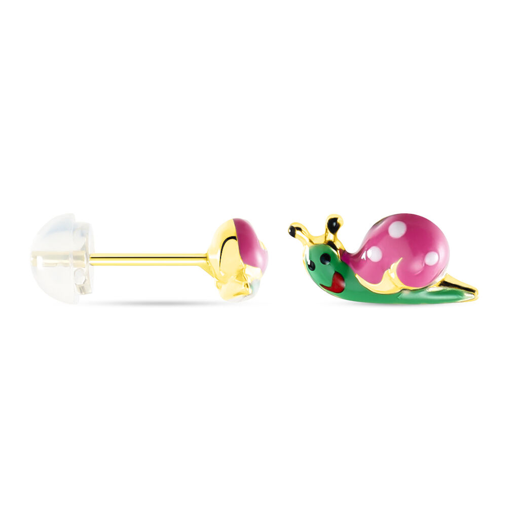 Kinder Ohrstecker Gold 375 Schnecke - Ohrstecker Kinder | OROVIVO
