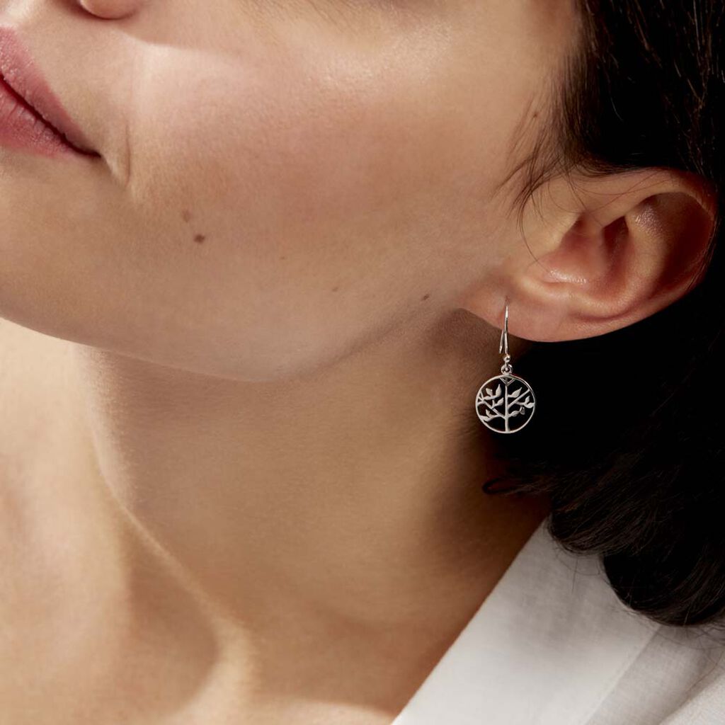 Damen Ohrhänger Lang Silber 925 Lebensbaum - Ohrhänger Damen | OROVIVO