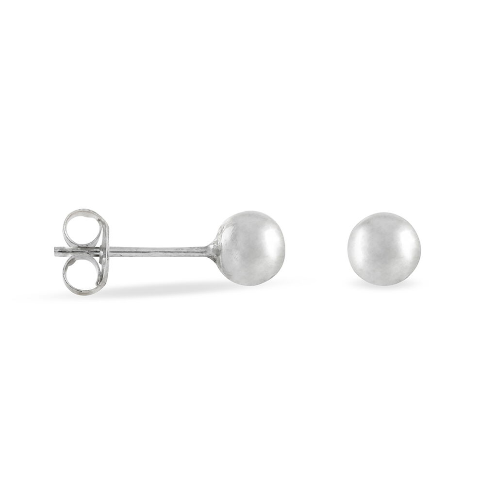Damen Ohrstecker Silber 925 Kugel 5mm - Ohrstecker Damen | OROVIVO