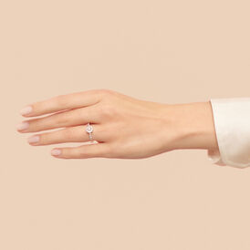 Damenring Weißgold 750 Diamanten 0,5ct - Ringe mit Edelsteinen Damen | OROVIVO