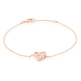 Damenarmband Silber 925 Rosé Vergoldet Herz - Armbänder Familie | OROVIVO