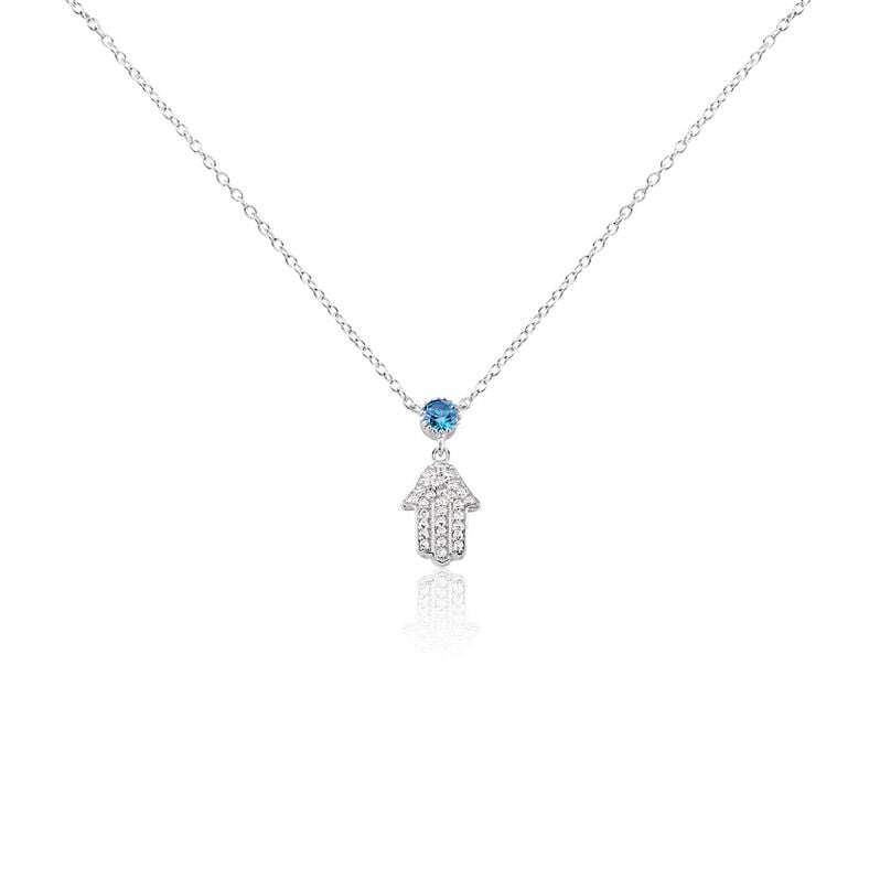 Collier Fidelma Argent Weiss Spinelle Oxyde De Zirconium - Spannringe Damen | OROVIVO