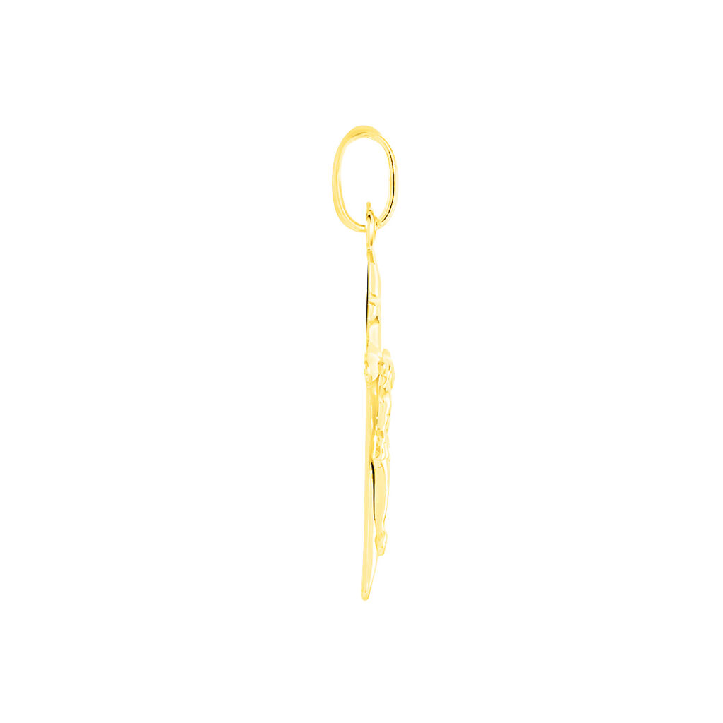 Kreuz Anhänger Gold 375 Jesus Christus Yael - Schmuckanhänger Unisex | OROVIVO