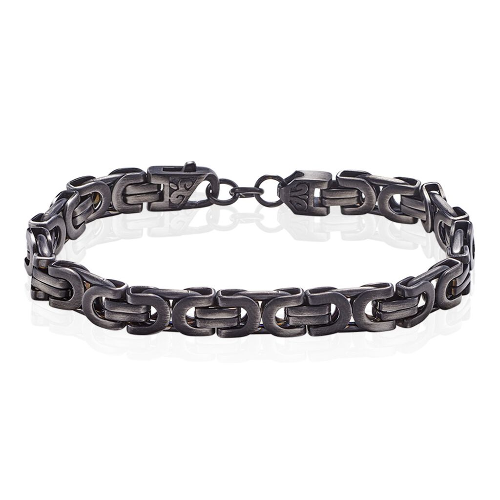 Herrenarmband Edelstahl Geschwärzt - Armketten Herren | OROVIVO