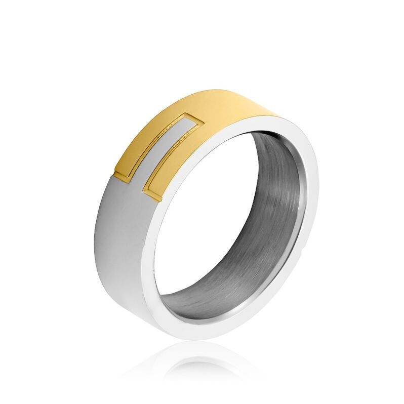 Bague Phebus Him Acier Bicolore - Spannringe Herren | OROVIVO