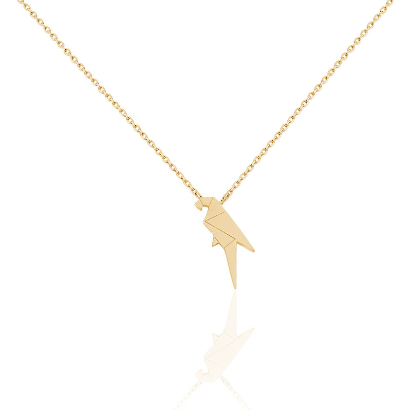 Collier Periana Plaque Or Perroquet - Spannringe Damen | OROVIVO