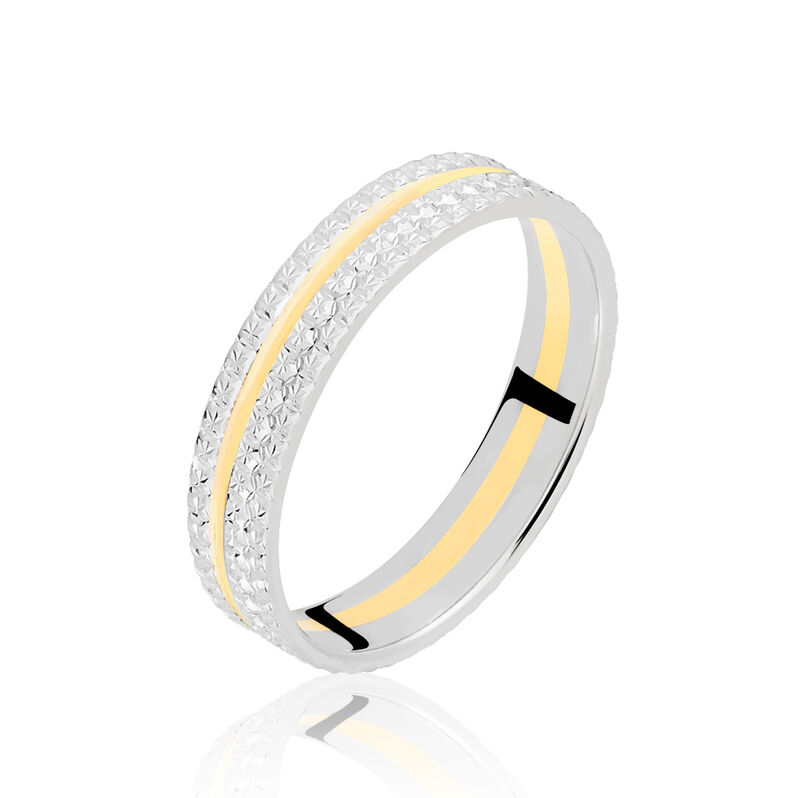 Ehering Gold Zweifarbig Diamant - Spannringe Damen | OROVIVO
