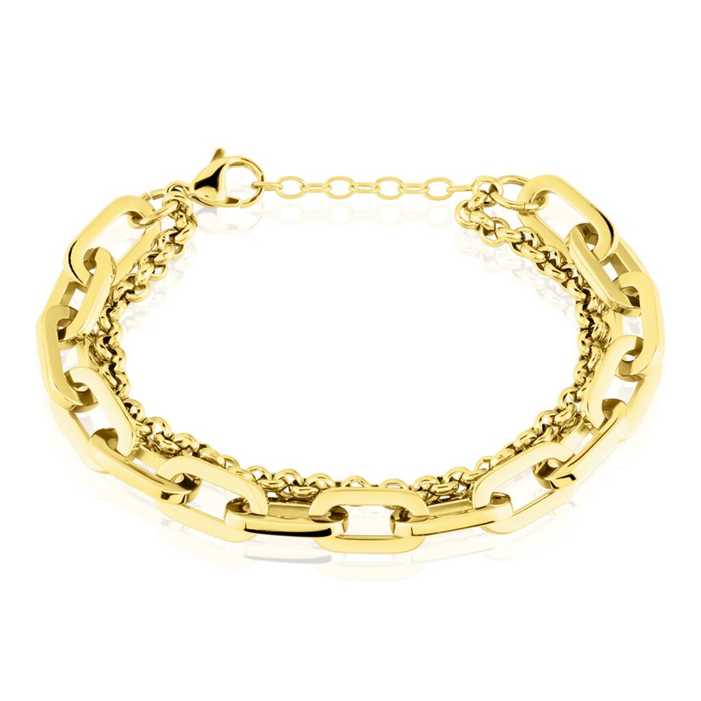 VIOLINA Damen Armkette Edelstahl vergoldet