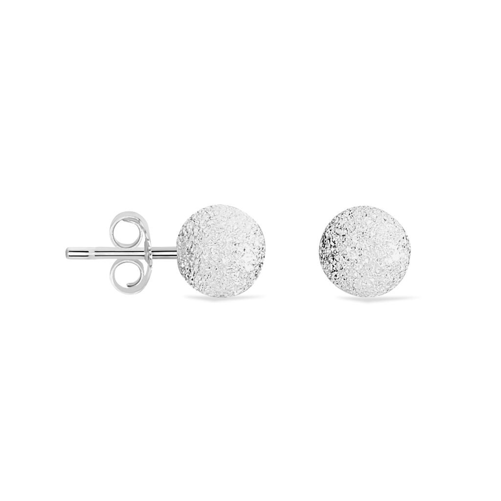 JOLIN KUGEL SAT Damen Ohrstecker Silber 925 Ball