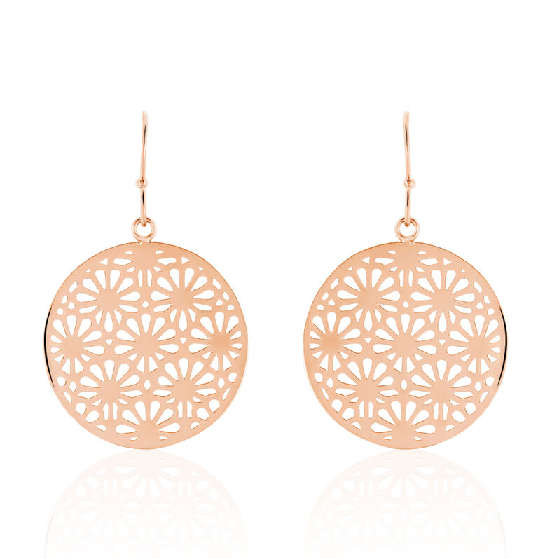 Ringe Ohr- Eisen Rosa Lace Steel - Spannringe Damen | OROVIVO