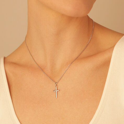 Kreuz Anhänger Silber 925 Damaris - Schmuckanhänger Unisex | OROVIVO