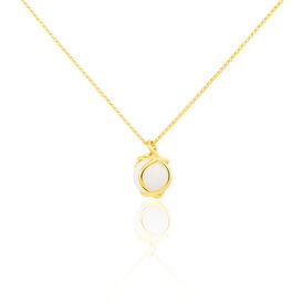 Damen Halskette Silber 925 Vergoldet Quarz - Ketten mit Anhänger Damen | OROVIVO