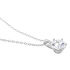 MARIETA Damen Collier Silber 925 Zirkonia Weiß 2,98 ct B 1,15 mm