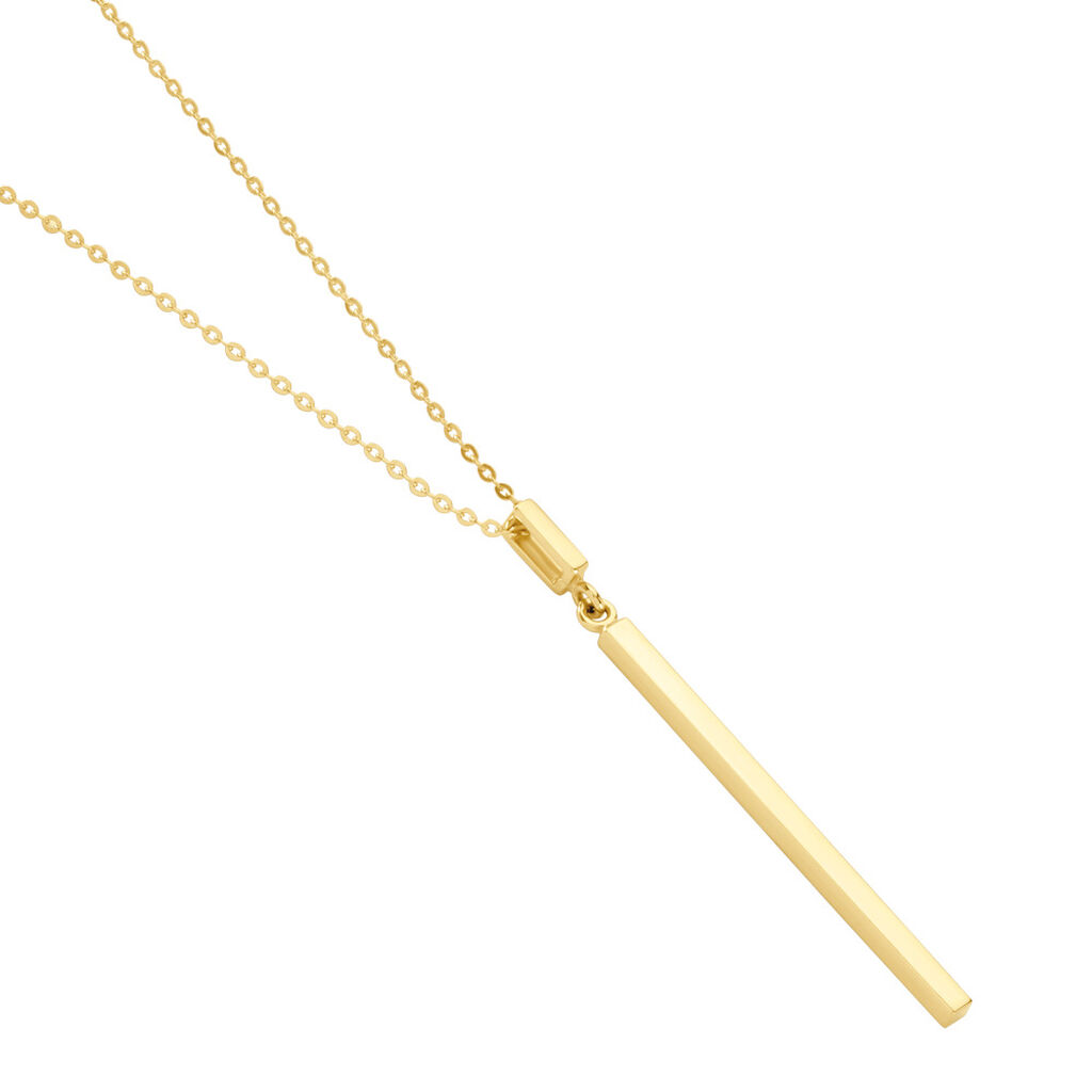 Damen Collier Gold 375 Geometrisch Taro 4,5cm - Halsketten Damen | OROVIVO