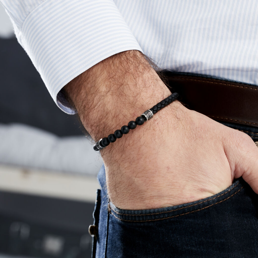 Bracelet Jourdan Homme Acier Aghate - Spannringe Herren | OROVIVO