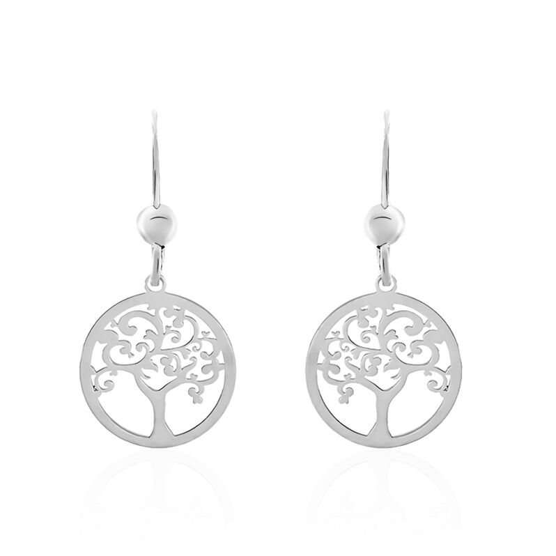 Boucles D'oreilles Argent Arbre De Vie - Spannringe Damen | OROVIVO