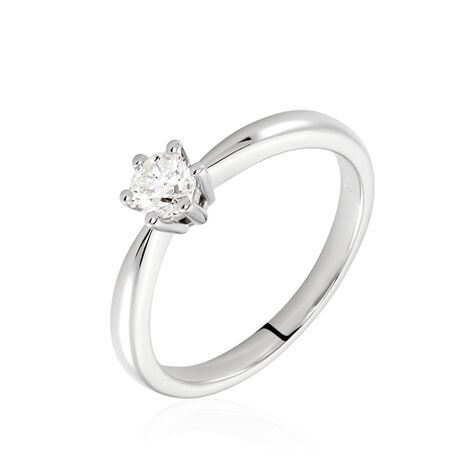 Damen Ring Weißgold 750 Diamant 0,3ct Rome  - Verlobungsringe Damen | OROVIVO