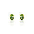 ELENEA Damen Ohrstecker Gold 375 (9 Karat) Peridot Grün 0,94 ct Oval