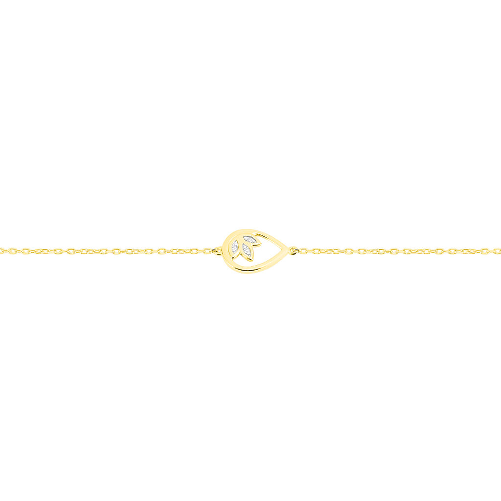 Bracelet Angelyna Or Jaune Goutte - Spannringe Damen | OROVIVO