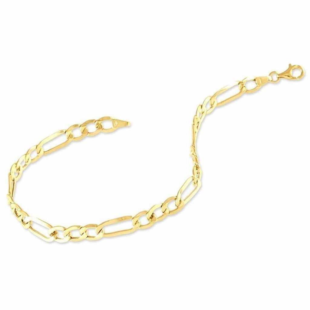 Herren Gliederarmband Figarokette Gold 375 - Armketten Herren | OROVIVO