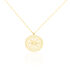 MARGHERITA Damen Collier Gold 375 (9 Karat) Blume