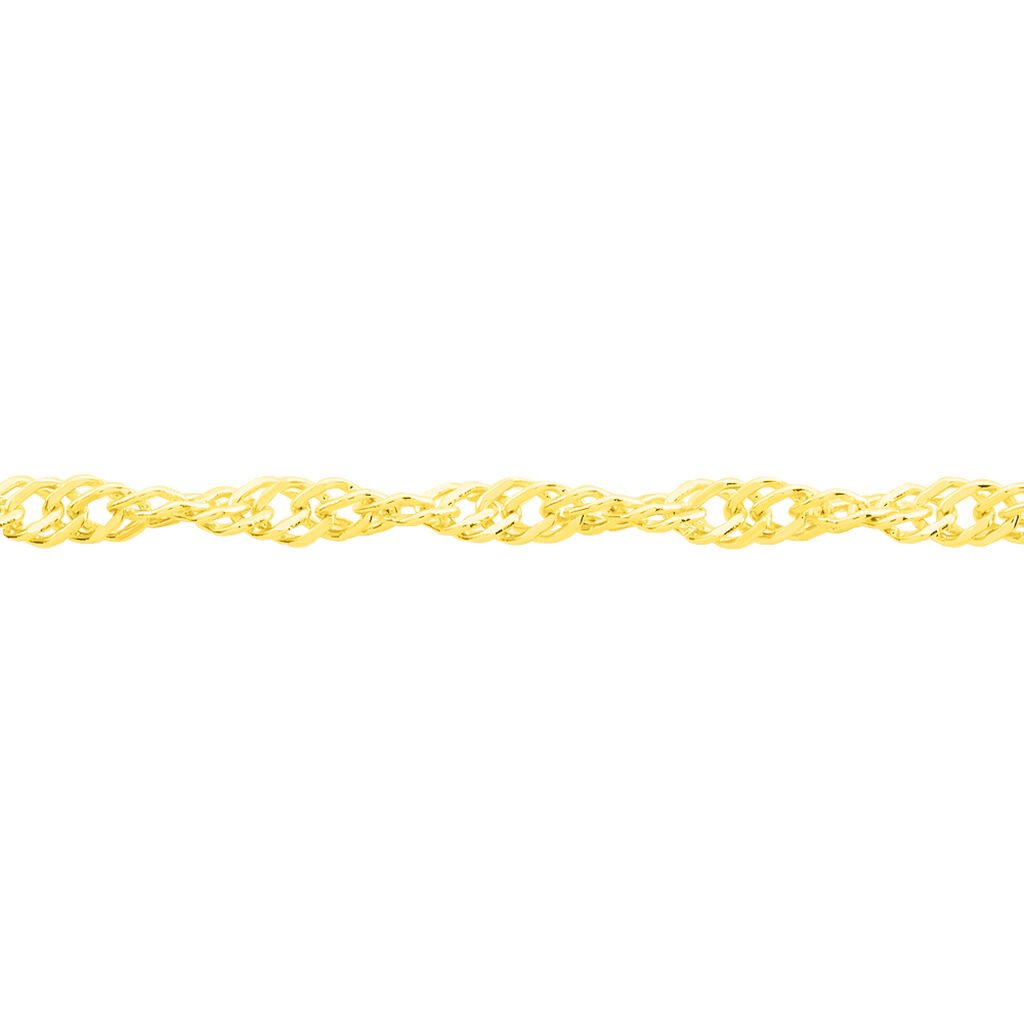 SINGAPUR Damen Kette Gold 585 (14 Karat) B 1,4 mm, Kette ohne Stein