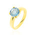BAGA Damen Ring Gold 375 (9 Karat) Topas Blau 0,37 ct