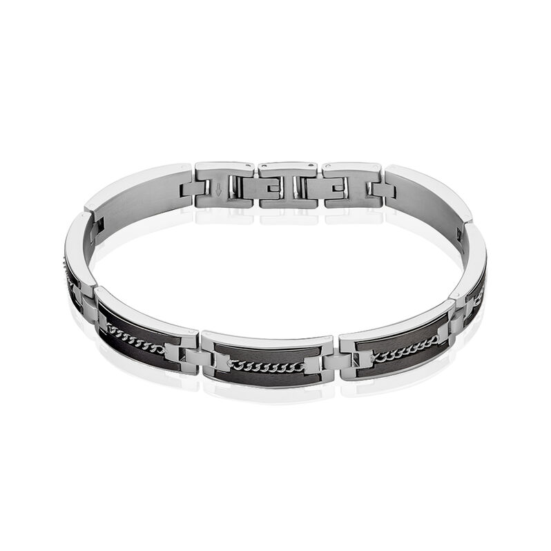 Bracelet Syane Acier Blanc Céramique - Spannringe Herren | OROVIVO