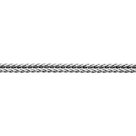Unisex Fuchsschwanzkette Silber 925 rhodiniert  - Ketten mit Anhänger Unisex | OROVIVO