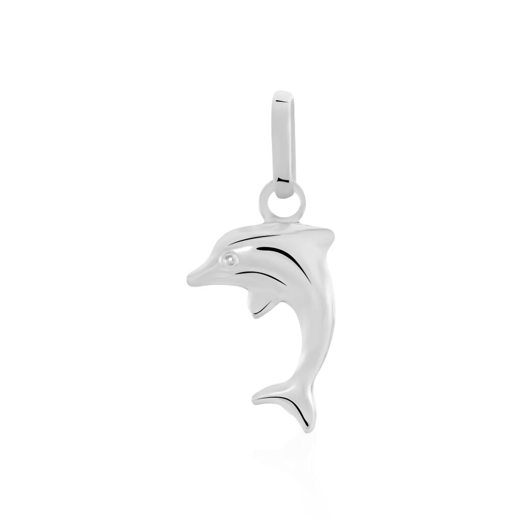 Thumbnail - Anhänger Weißgold 375 Delfin , Anhänger ohne Stein
