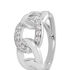 THIA Damen Ring Silber 925 Zirkonia Wei&szlig; 0,1 ct