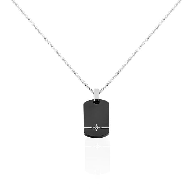 ALIAS Herren Collier Edelstahl Windrose - Halsketten Herren | OROVIVO