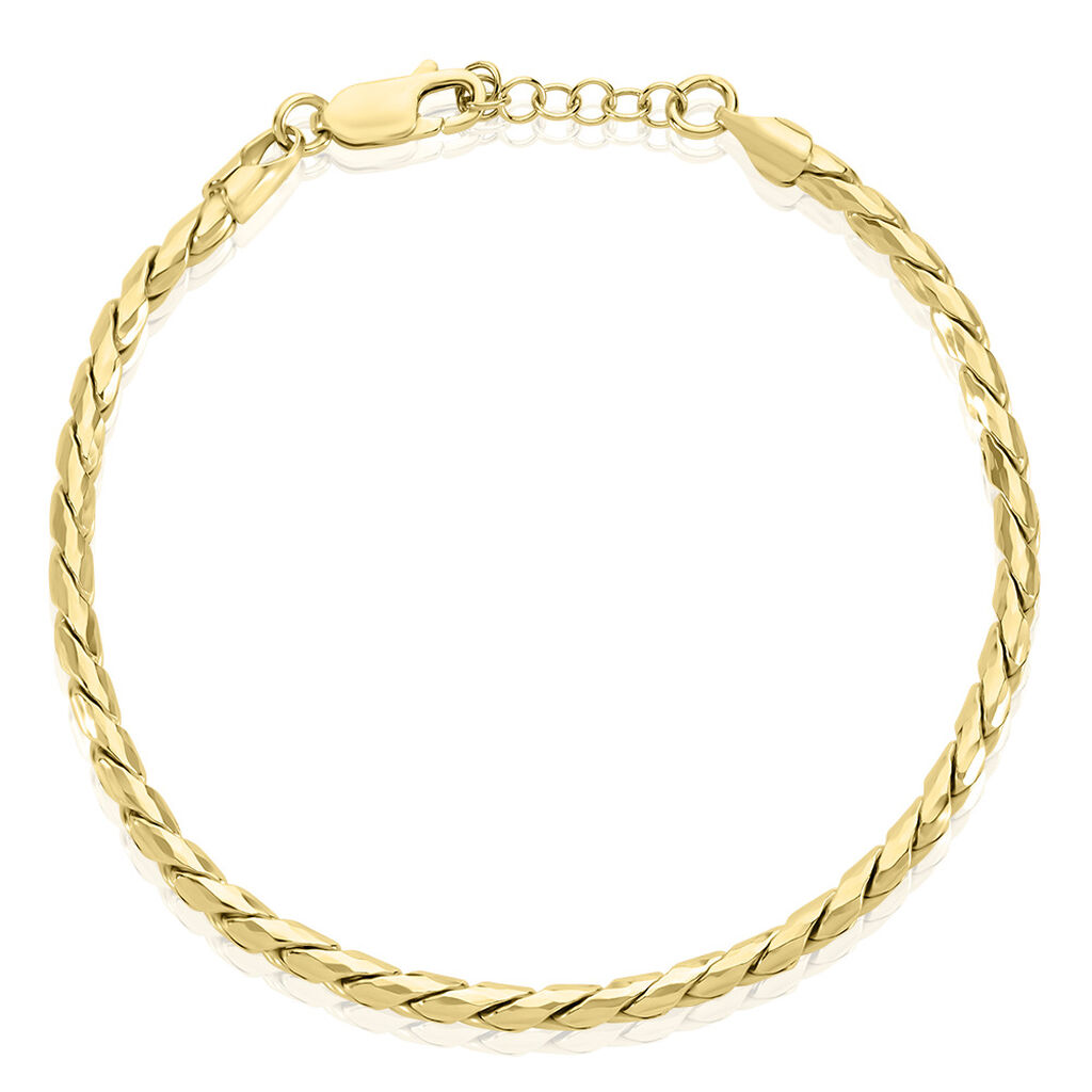 SOFI Damen Armband Silber vergoldet 925 B 3,15 mm