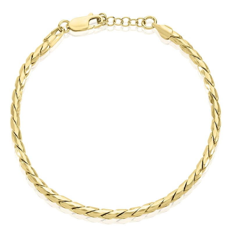 SOFI Damen Armband Silber vergoldet 925 B 3,15 mm - Armb&auml;nder Damen | OROVIVO