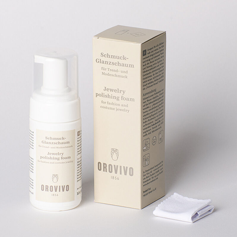 Schmuckglanzschaum f&uuml;r Modeschmuck - Schmuck mit Stein Unisex | OROVIVO