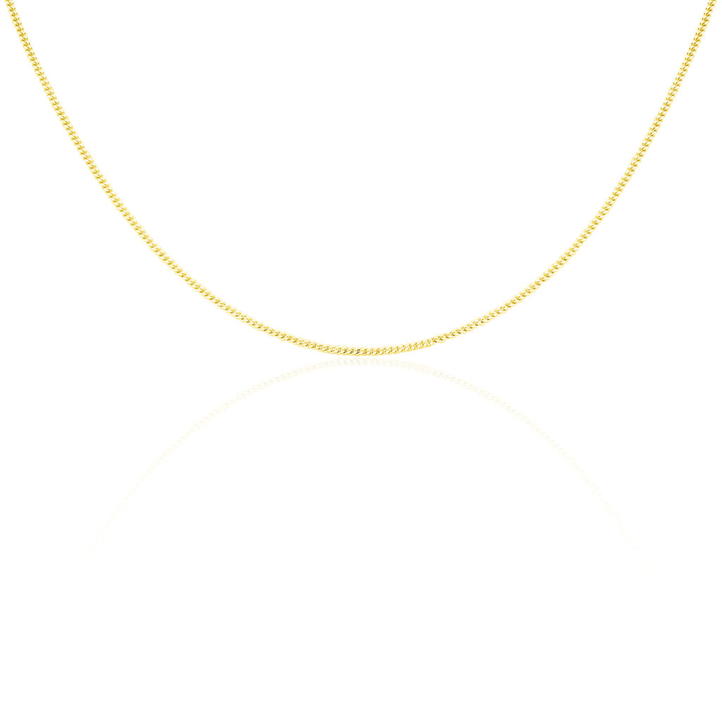 Unisex Panzerkette Gold 375  - Halsketten Unisex | OROVIVO
