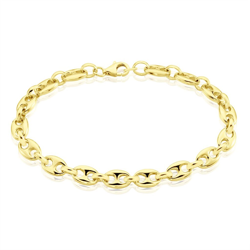 Thumbnail - Damenarmband Messing Gold plattiert, Armband ohne Stein