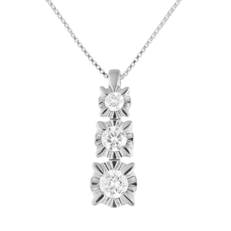 Collana Trilogy Diamazing Oro Bianco Diamante - Spannringe Damen | OROVIVO