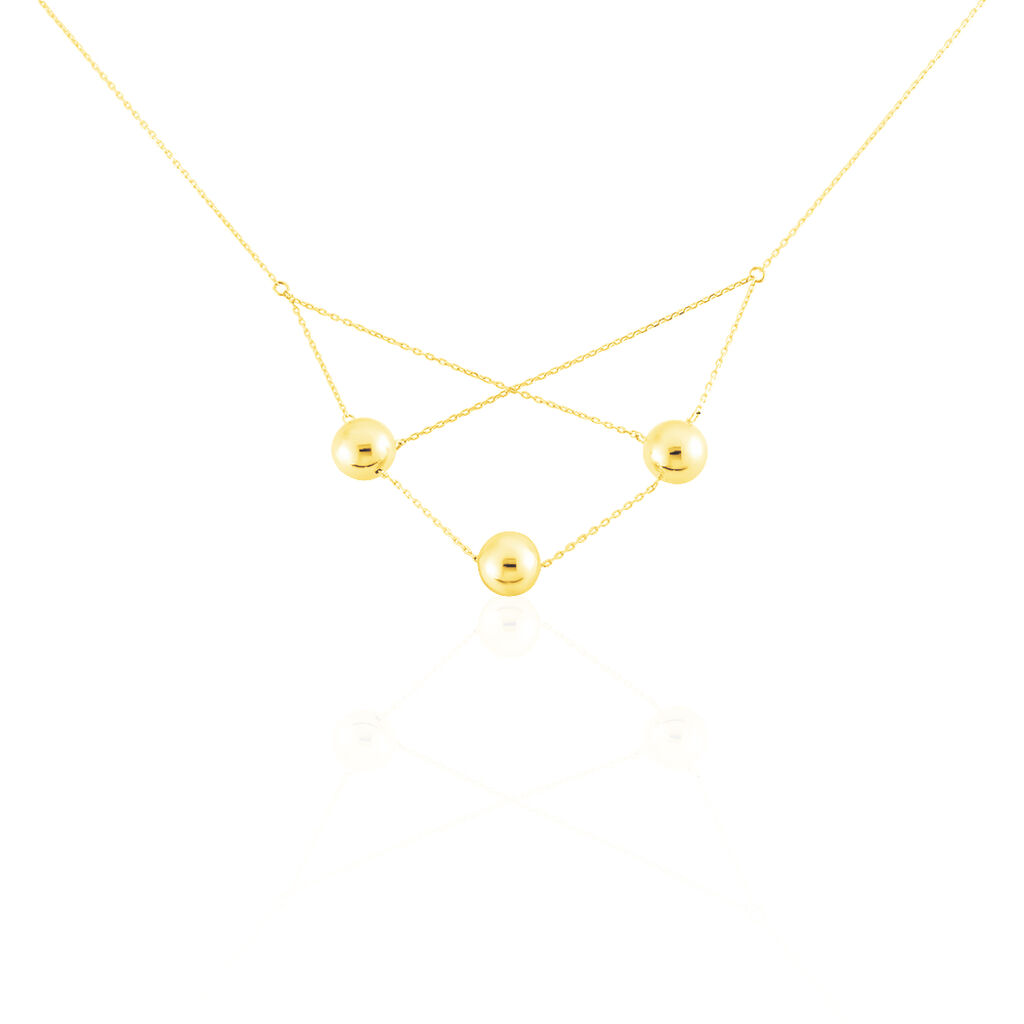 MARY Damen Collier Gold 375 (9 Karat) Ball - Halsketten Damen | OROVIVO