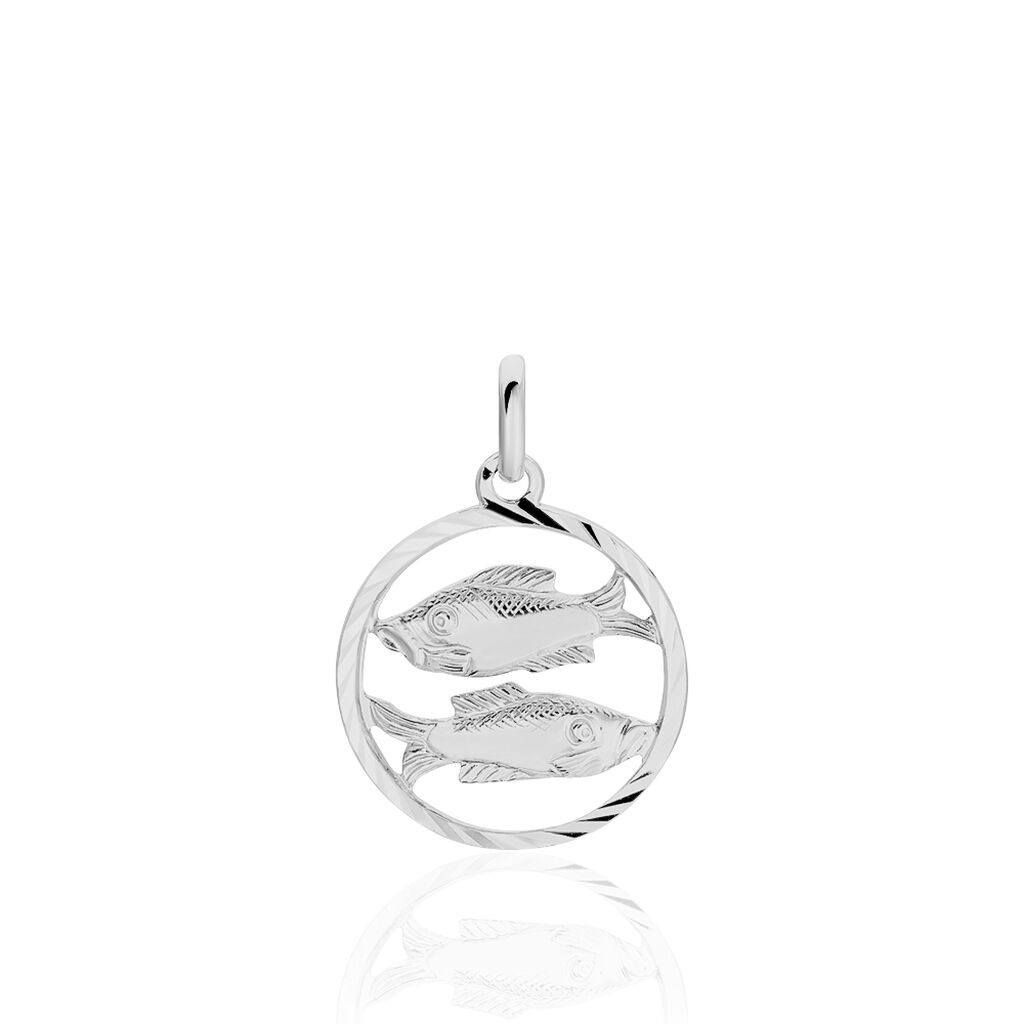 Herrenanhänger Silber 925 Sternzeichen Fisch - Schmuckanhänger Unisex | OROVIVO
