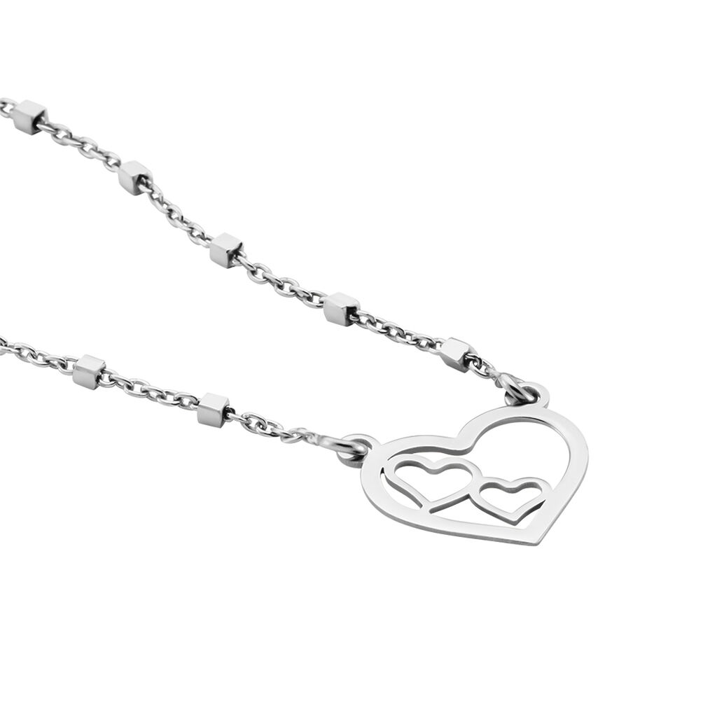 ROBINA Damen Collier Silber Silber 925 Herz
