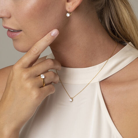 Damen Ohrhänger Gold 375 Zirkonia - Ohrhänger Damen | OROVIVO