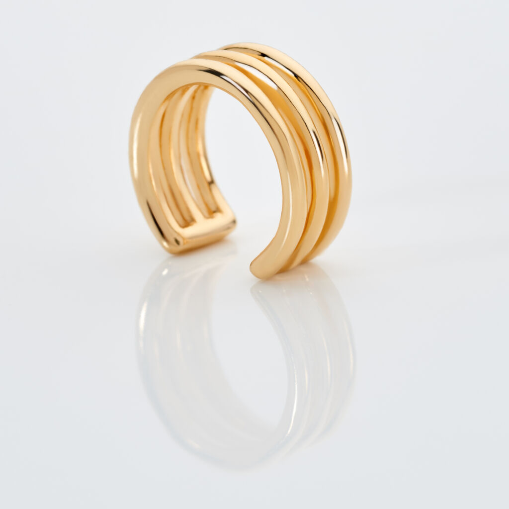 FREDA Damen Ohrschmuck Vergoldet