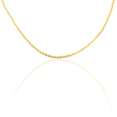 Damen Kordelkette Gold 585  - Halsketten Damen | OROVIVO